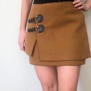 Anthropologie Camel Skirt